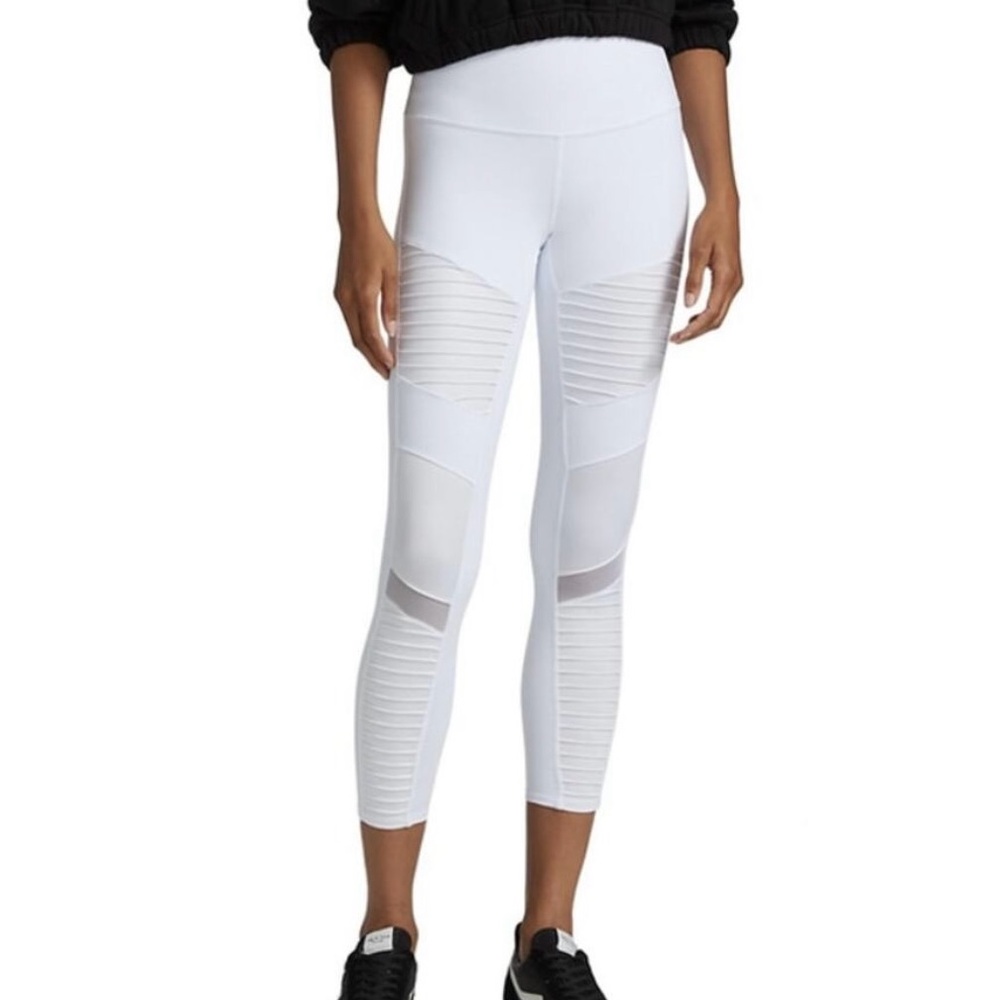 Alo Yoga Moto 7/8 Legging White NWOT